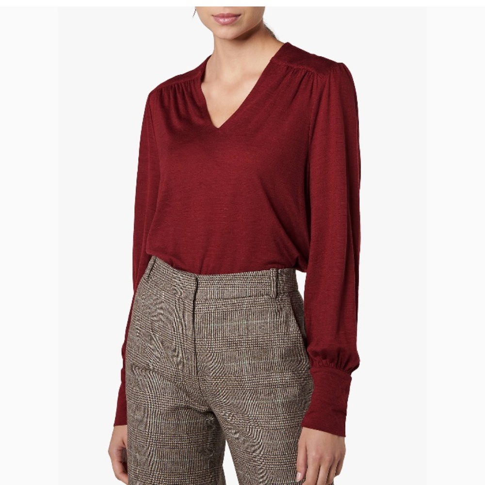 L.K. Bennett Cerys V-neck Jersey Top